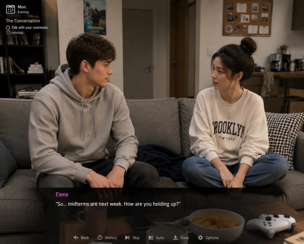 我的可爱表姐 剧情互动 画面